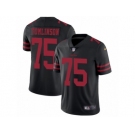 Men Nike San Francisco 49ers #75 Laken Tomlinson Black Vapor Untouchable Limited Player NFL Jersey