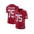 Men Nike San Francisco 49ers #75 Laken Tomlinson Red Team Color Vapor Untouchable Limited Player NFL Jersey