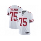 Men Nike San Francisco 49ers #75 Laken Tomlinson White Vapor Untouchable Limited Player NFL Jersey