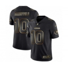 Men San Francisco 49ers #10 Jimmy Garoppolo Black 2019 Vapor Limited Golden Edition Jersey