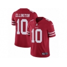 Men's Nike San Francisco 49ers #10 Bruce Ellington Vapor Untouchable Limited Red Team Color NFL Jersey