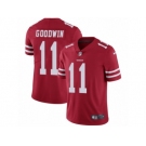 Men's Nike San Francisco 49ers #11 Marquise Goodwin Vapor Untouchable Limited Red Team Color NFL Jersey