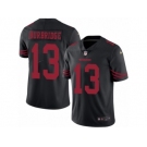 Men's Nike San Francisco 49ers #13 Aaron Burbridge Limited Black Rush NFL Jersey