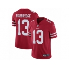 Men's Nike San Francisco 49ers #13 Aaron Burbridge Vapor Untouchable Limited Red Team Color NFL Jersey