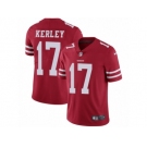 Men's Nike San Francisco 49ers #14 Jeremy Kerley Vapor Untouchable Limited Red Team Color NFL Jersey