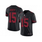 Men's Nike San Francisco 49ers #15 Josh Huff Limited Black Rush NFL Jersey