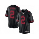 Men's Nike San Francisco 49ers #2 Brian Hoyer Limited Black NFL Jersey