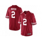 Men's Nike San Francisco 49ers #2 Brian Hoyer Limited Red Team Color NFL Jersey