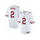 Men's Nike San Francisco 49ers #2 Brian Hoyer Limited White NFL Jersey