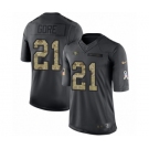 Men's Nike San Francisco 49ers #21 Frank Gore Limited Black 2016 Salute to Service NFL Jersey