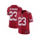 Men's Nike San Francisco 49ers #23 Will Redmond Vapor Untouchable Limited Red Team Color NFL Jersey