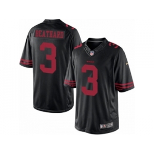 Men's Nike San Francisco 49ers #3 C. J. Beathard Limited Black NFL Jersey