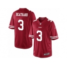 Men's Nike San Francisco 49ers #3 C. J. Beathard Limited Red Team Color NFL Jersey