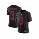 Men's Nike San Francisco 49ers #3 C. J. Beathard Vapor Untouchable Limited Black NFL Jersey