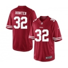 Men's Nike San Francisco 49ers #32 Kendall Hunter Limited Red Team Color NFL Jersey