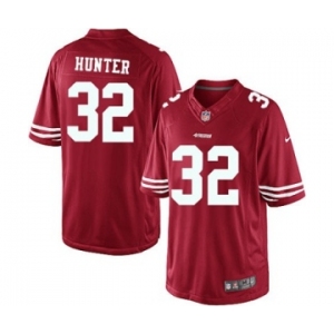 Men's Nike San Francisco 49ers #32 Kendall Hunter Limited Red Team Color NFL Jersey