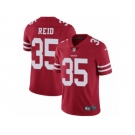 Men's Nike San Francisco 49ers #35 Eric Reid Vapor Untouchable Limited Red Team Color NFL Jersey