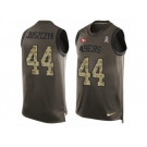 Men's Nike San Francisco 49ers #44 Kyle Juszczyk Limited Green Salute to Service Tank Top NFL Jersey