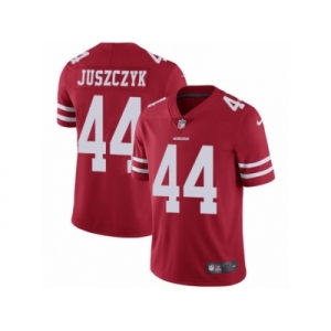 Men's Nike San Francisco 49ers #44 Kyle Juszczyk Vapor Untouchable Limited Red Team Color NFL Jersey