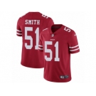 Men's Nike San Francisco 49ers #51 Malcolm Smith Vapor Untouchable Limited Red Team Color NFL Jersey