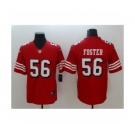 Men's Nike San Francisco 49ers #56 Reuben Foster Limited red Rush Vapor Untouchable NFL Jerseys