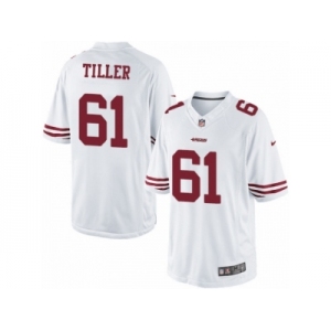 Men's Nike San Francisco 49ers #61 Andrew Tiller Limited White NFL Jersey