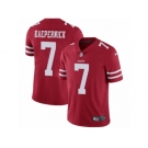 Men's Nike San Francisco 49ers #7 Colin Kaepernick Vapor Untouchable Limited Red Team Color NFL Jersey