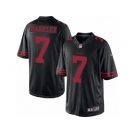 Men's Nike San Francisco 49ers #7 Matt Barkley Limited Black NFL Jersey