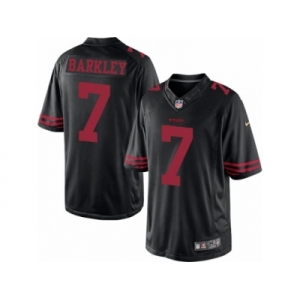 Men's Nike San Francisco 49ers #7 Matt Barkley Limited Black NFL Jersey