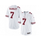 Men's Nike San Francisco 49ers #7 Matt Barkley Limited White NFL Jersey