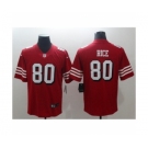 Men's Nike San Francisco 49ers #80 Jerry Rice Limited red Rush Vapor Untouchable NFL Jerseys