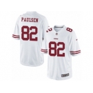 Men's Nike San Francisco 49ers #82 Logan Paulsen Limited White NFL Jersey