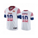 Men's San Francisco 49ers #10 Jimmy Garoppolo White Independence Day Limited Football Jersey