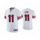 Men's San Francisco 49ers #11 Brandon Aiyuk Limited White Rush Vapor Untouchable Football Jersey