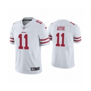 Men's San Francisco 49ers #11 Brandon Aiyuk White Vapor Untouchable Limited Player Football Jersey