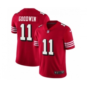 Men's San Francisco 49ers #11 Marquise Goodwin Limited Red Rush Vapor Untouchable Football Jerseys