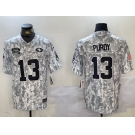 Men's San Francisco 49ers #13 Brock Purdy 2024 Arctic Camo Salute To Service Limited Stitched Football Jersey