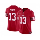 Men's San Francisco 49ers #13 Brock Purdy Red 2023 F.U.S.E. With 1-Star C Patch Vapor Untouchable Limited Football Stitched Jersey