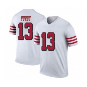 Men's San Francisco 49ers #13 Brock Purdy White Stitched Jersey