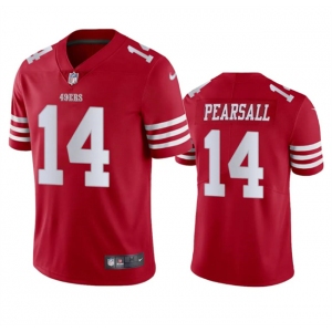 Men's San Francisco 49ers #14 Ricky Pearsall Red 2024 Draft Vapor Untouchable Limited Football Stitched Jersey