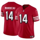 Men's San Francisco 49ers #14 Tanner Mordecai New Red 2025 F.U.S.E. Vapor Untouchable Limited Football Stitched Jersey