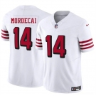 Men's San Francisco 49ers #14 Tanner Mordecai New White 2025 F.U.S.E. Vapor Untouchable Limited Football Stitched Jersey