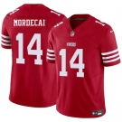 Men's San Francisco 49ers #14 Tanner Mordecai Red 2025 F.U.S.E. Vapor Untouchable Limited Football Stitched Jersey