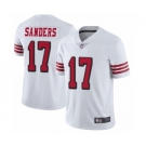 Men's San Francisco 49ers #17 Emmanuel Sanders Limited White Rush Vapor Untouchable Football Jersey