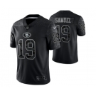 Men's San Francisco 49ers #19 Deebo Samuel Black Reflective Limited Stitched Football Jersey