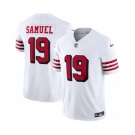 Men's San Francisco 49ers #19 Deebo Samuel New White 2023 F.U.S.E. Vapor Untouchable Limited Stitched Football Jersey