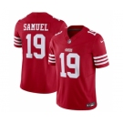 Men's San Francisco 49ers #19 Deebo Samuel Red 2023 F.U.S.E. Vapor Untouchable Limited Stitched Football Jersey