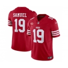 Men's San Francisco 49ers #19 Deebo Samuel Red 2023 F.U.S.E. With 1-Star C Patch Vapor Untouchable Limited Football Stitched Jersey