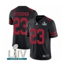 Men's San Francisco 49ers #23 Ahkello Witherspoon Black Alternate Vapor Untouchable Limited Player Super Bowl LIV Bound Football Jersey