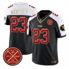 Men's San Francisco 49ers #23 Christian McCaffrey Black Alternate F.U.S.E. Est.1946 Patch Vapor Limited Football Stitched Jersey